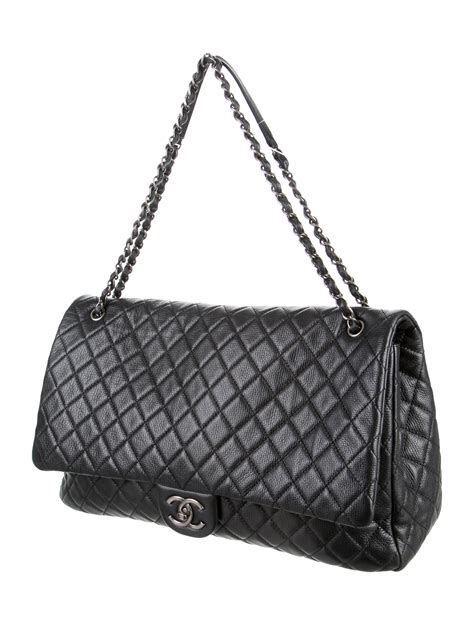 chanel xxl suede flap bag|Chanel XXL Airline Classic Flap Bag .